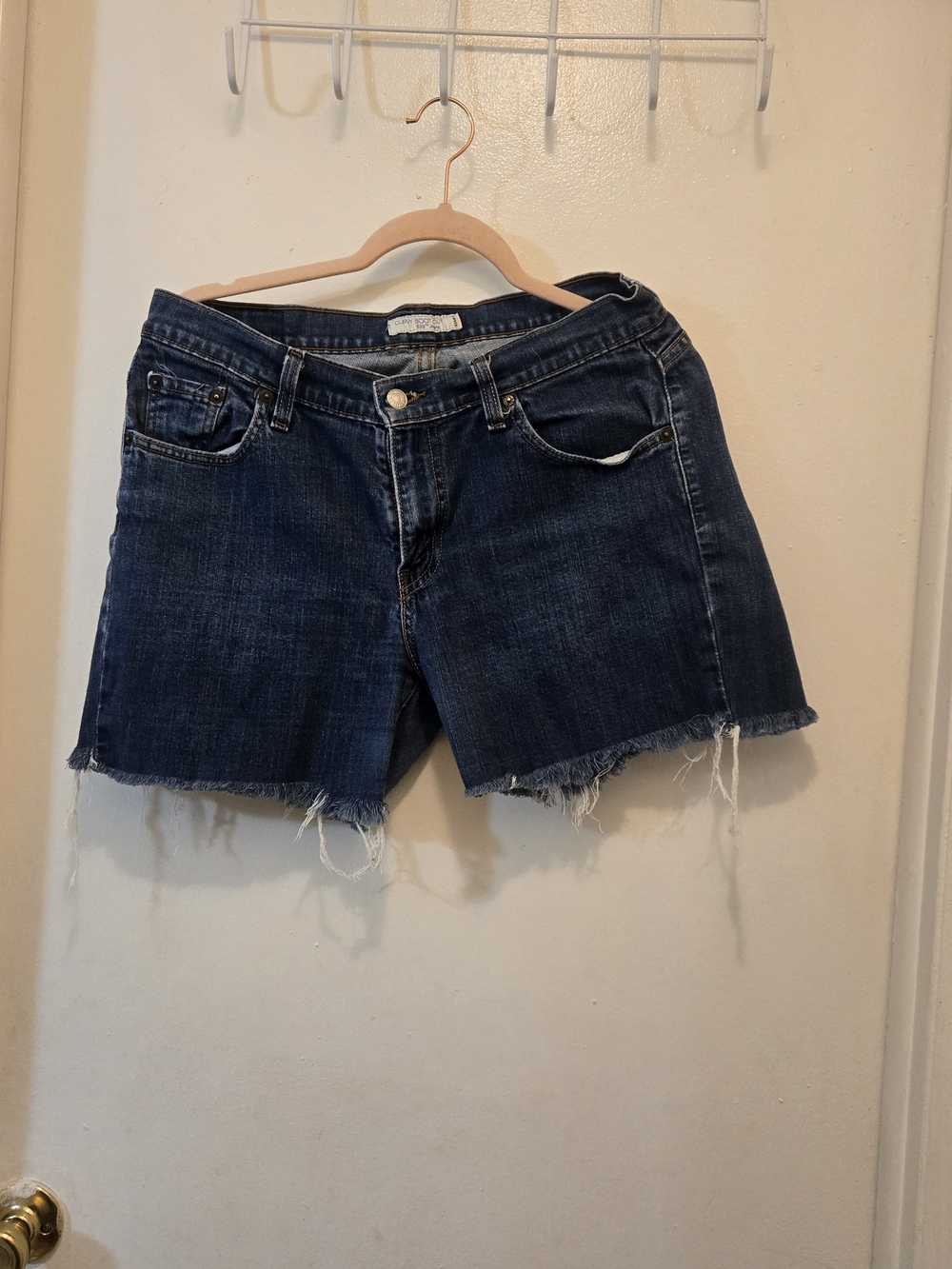 Levi's Cutoff Denim Shorts – Medium Wash – Size 14 Medium – Excellent Condition